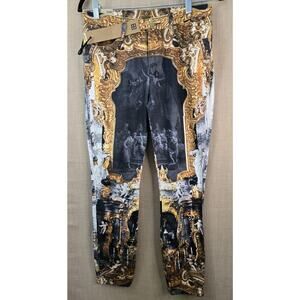 Ksubi The Alter Spray On Midrise Skinny Jeans Zipper On Inner Leg Women's 30 NWT